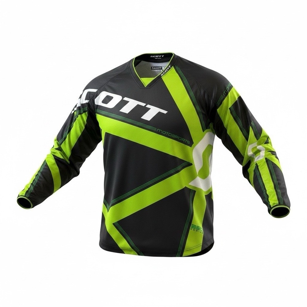 Scott Moto Jersey 350 Grid Locke Jersey 2013 Green X Large Dirt Bike Outdoors